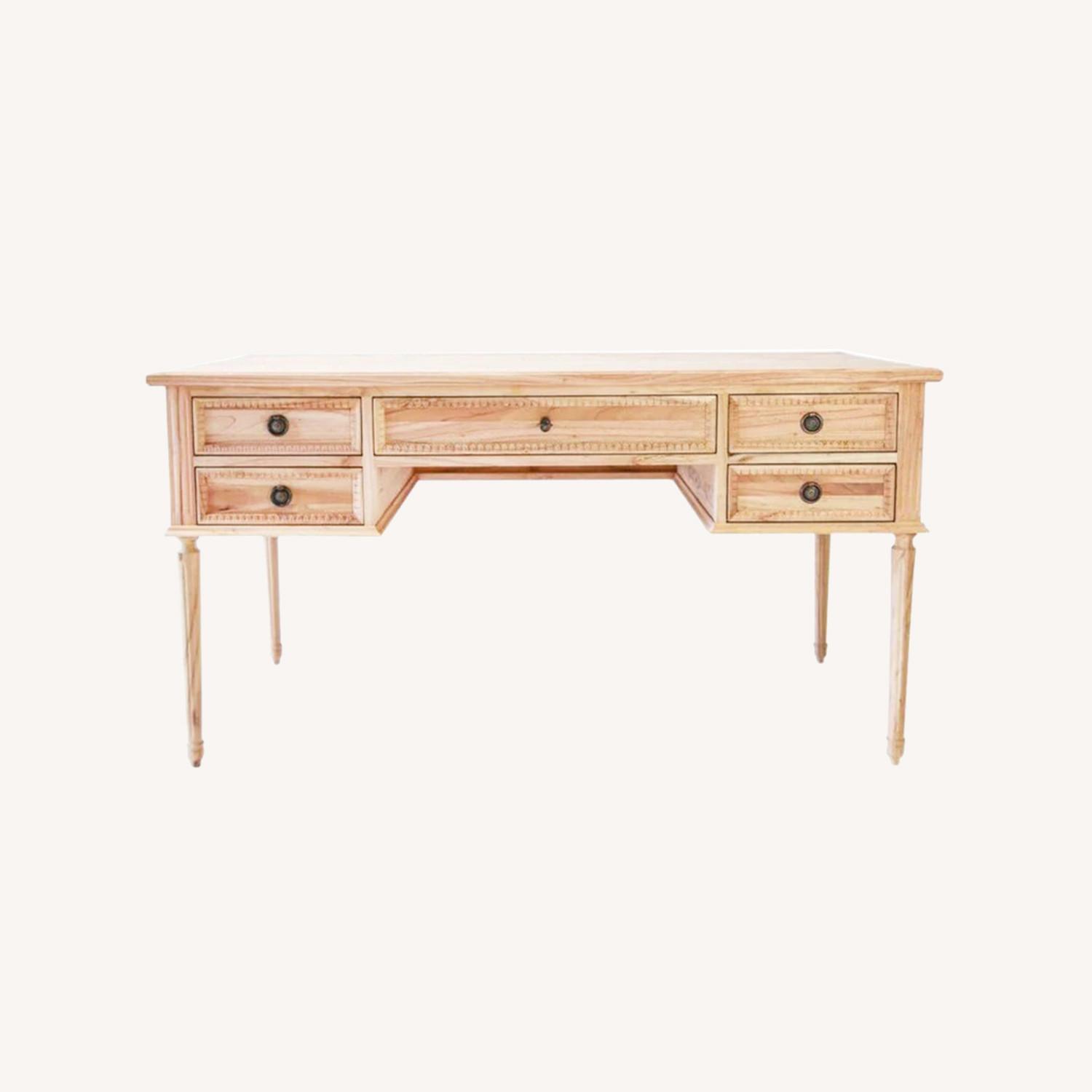 AVE HOME Colette Desk in Natural Wood - image-0