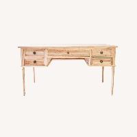 AVE HOME Colette Desk in Natural Wood