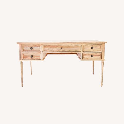 Used AVE HOME Colette Desk in Natural Wood for sale on AptDeco