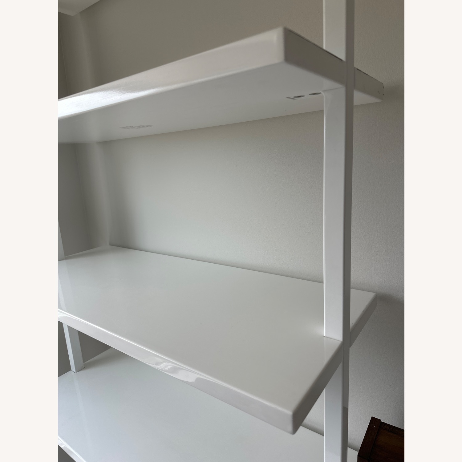 CB2 Stairway Bookshelf White Bookcase - image-3