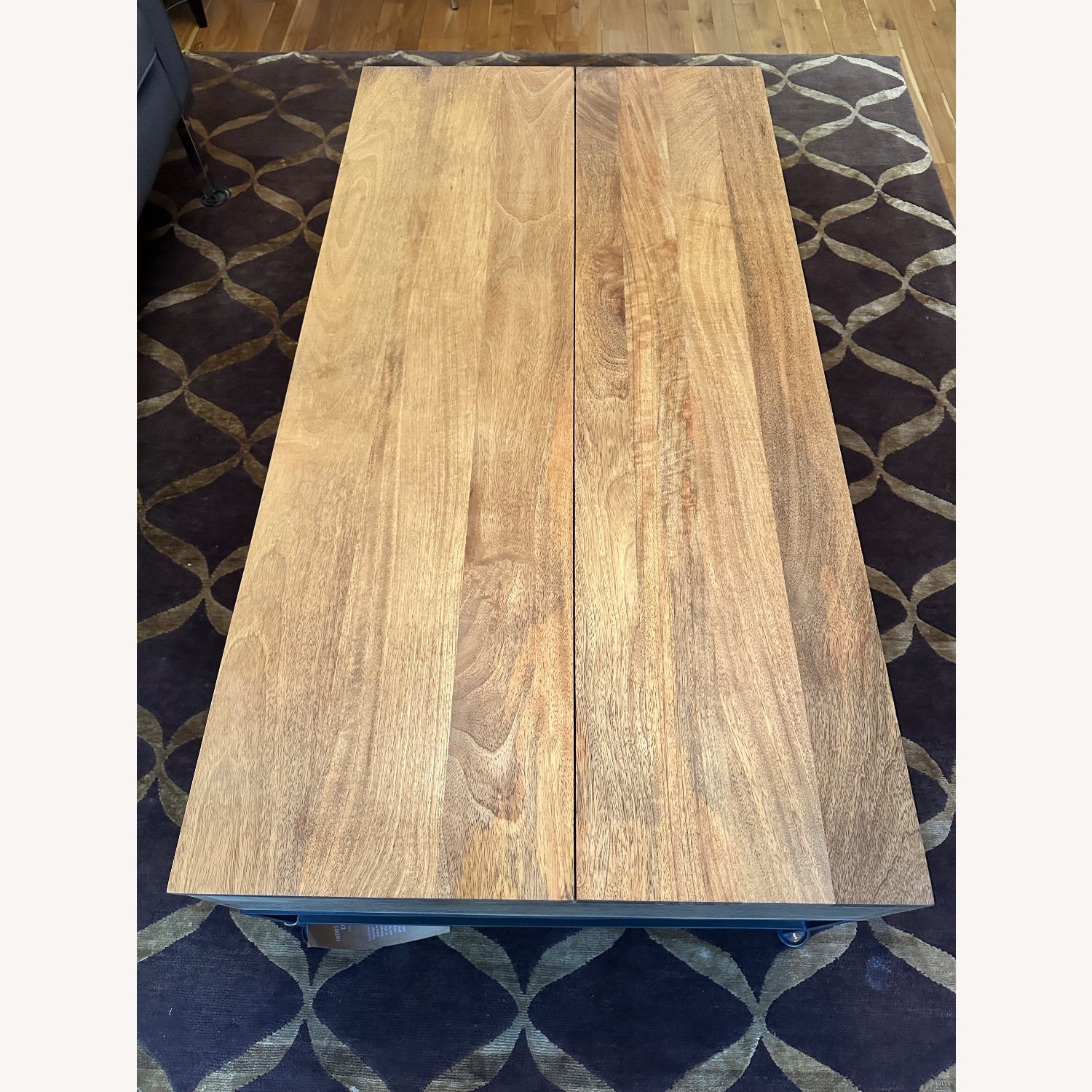 West Elm Industrial Storage Pop-Up Coffee Table - image-2