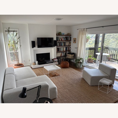 Used Design Within Reach Light Gray 3+ Piece Sectional for sale on AptDeco