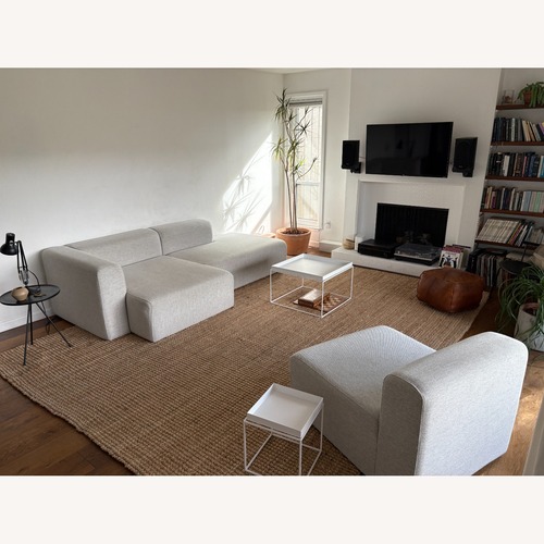 Used Design Within Reach Light Gray 3+ Piece Sectional for sale on AptDeco