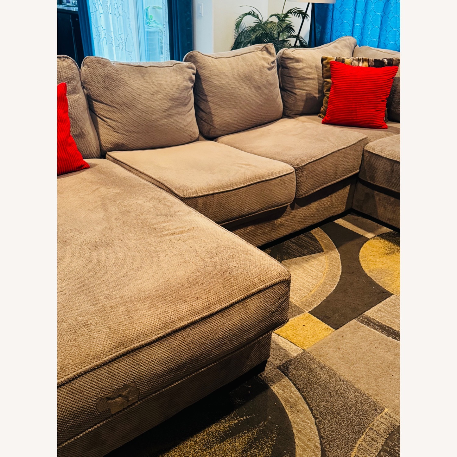 Oracle Gray 3-piece Fabric Sofa - image-2