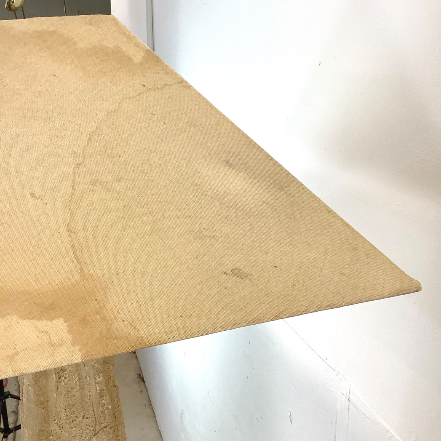 Vintage Modern Stone Obelisk Floor Lamp - image-18