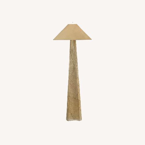 Used Vintage Modern Stone Obelisk Floor Lamp for sale on AptDeco