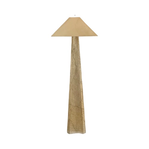 Used Vintage Modern Stone Obelisk Floor Lamp for sale on AptDeco