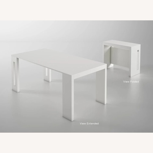 Used Casabianca White Console / Dining Table for sale on AptDeco
