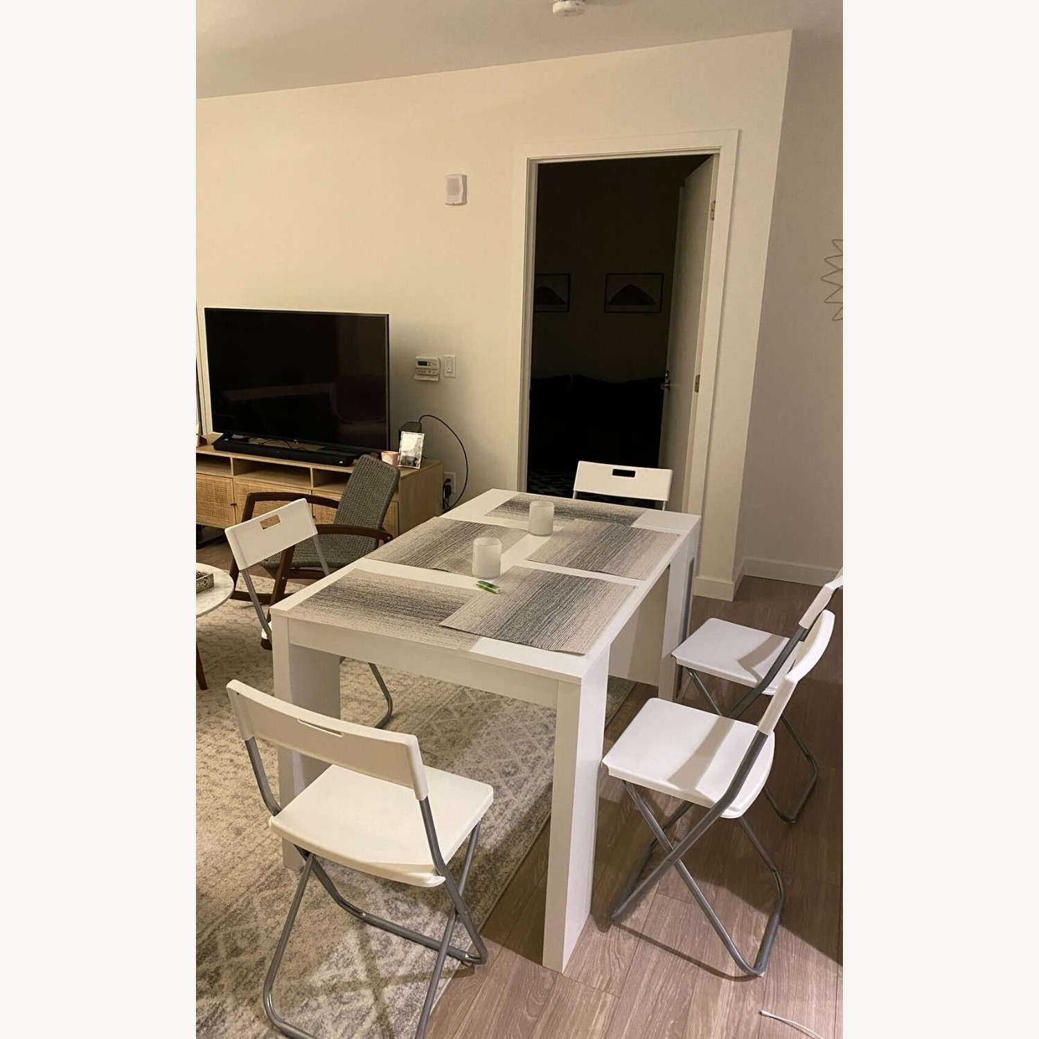 Casabianca White Console / Dining Table - image-2