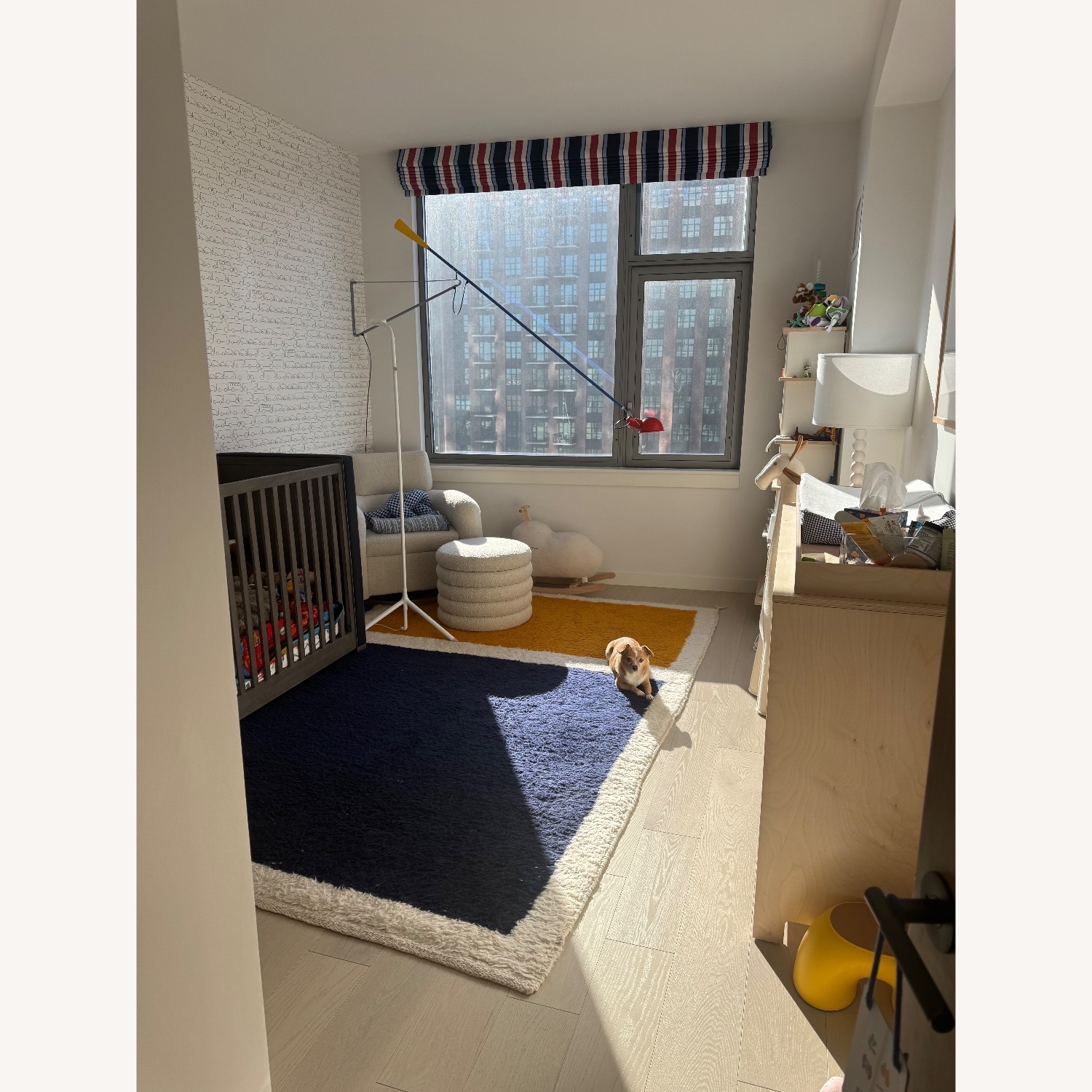 Restoration Hardware Carver Blue Crib & Toddler Conversion Kit - image-2