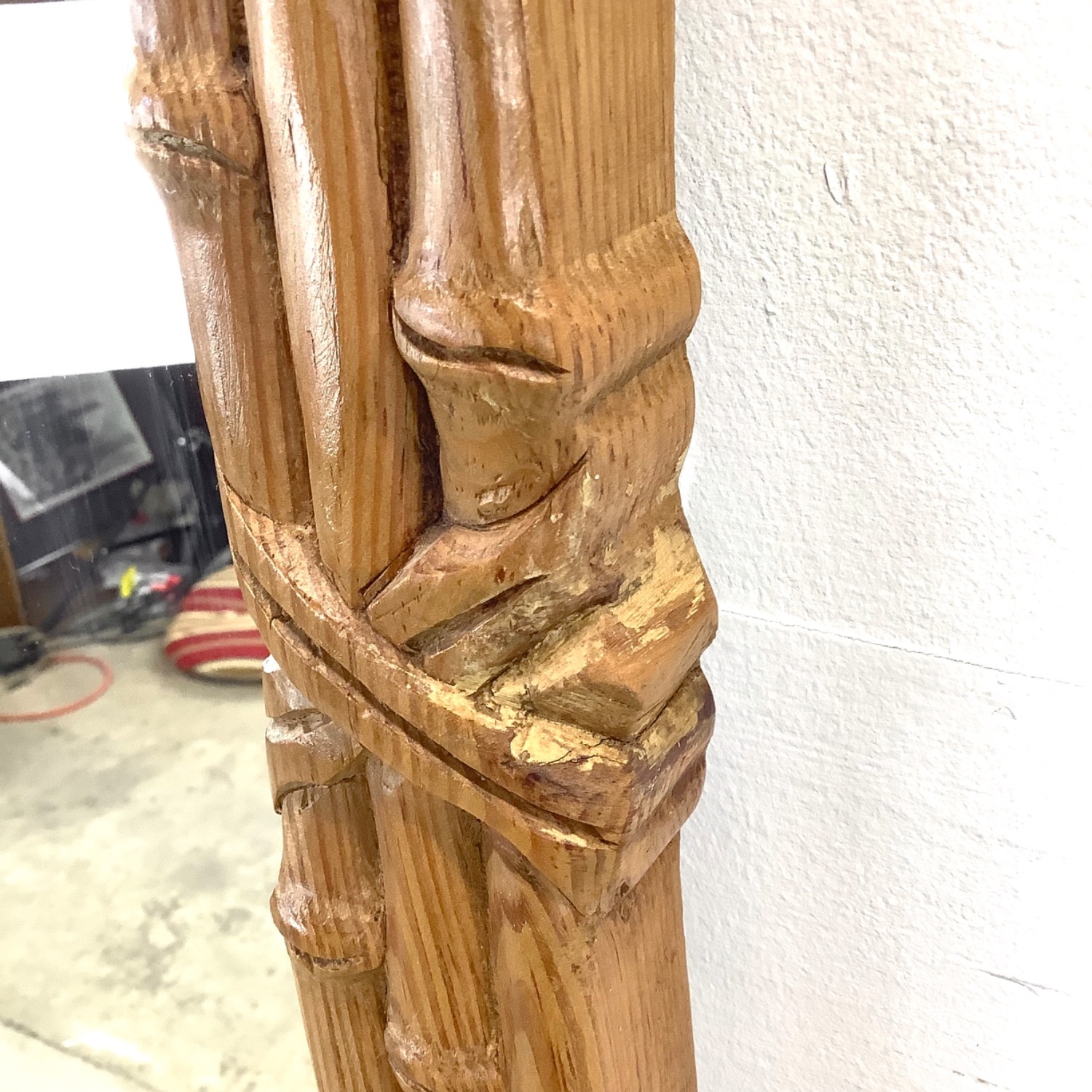 Vintage Faux Bamboo Mirror – 1970s - image-13