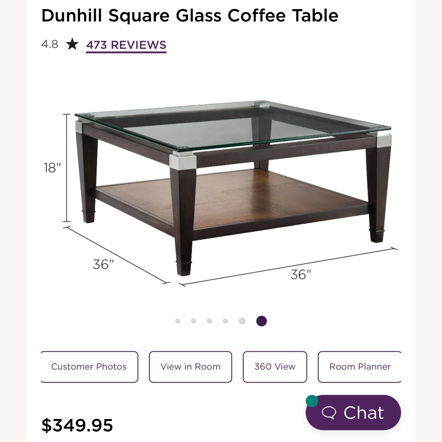 Raymour & Flanigan Dunhill Dark Brown Wood Coffee Table - image-5
