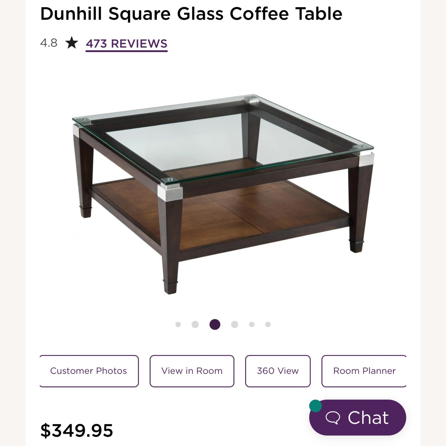 Raymour & Flanigan Dunhill Dark Brown Wood Coffee Table - image-2