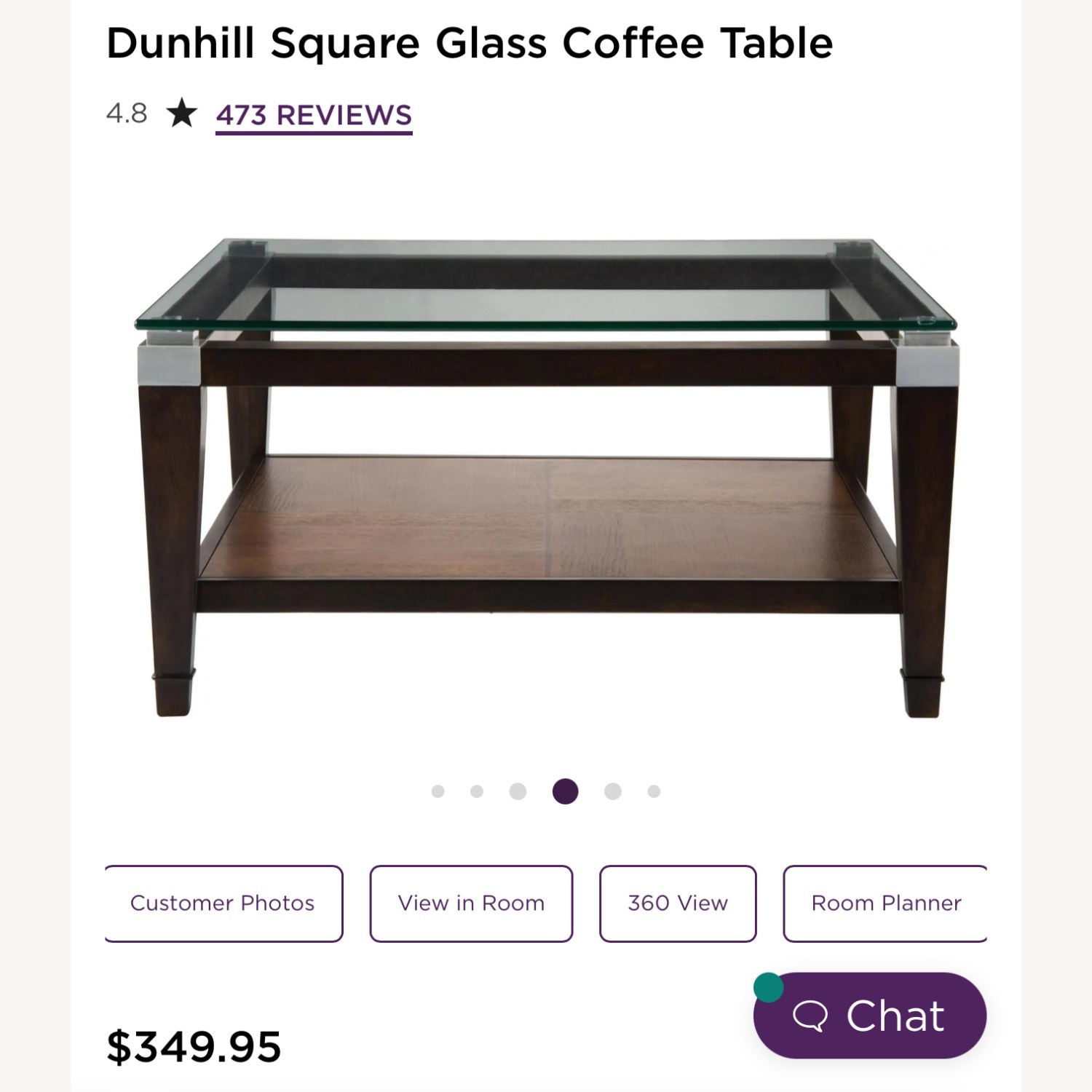 Raymour & Flanigan Dunhill Dark Brown Wood Coffee Table - image-3