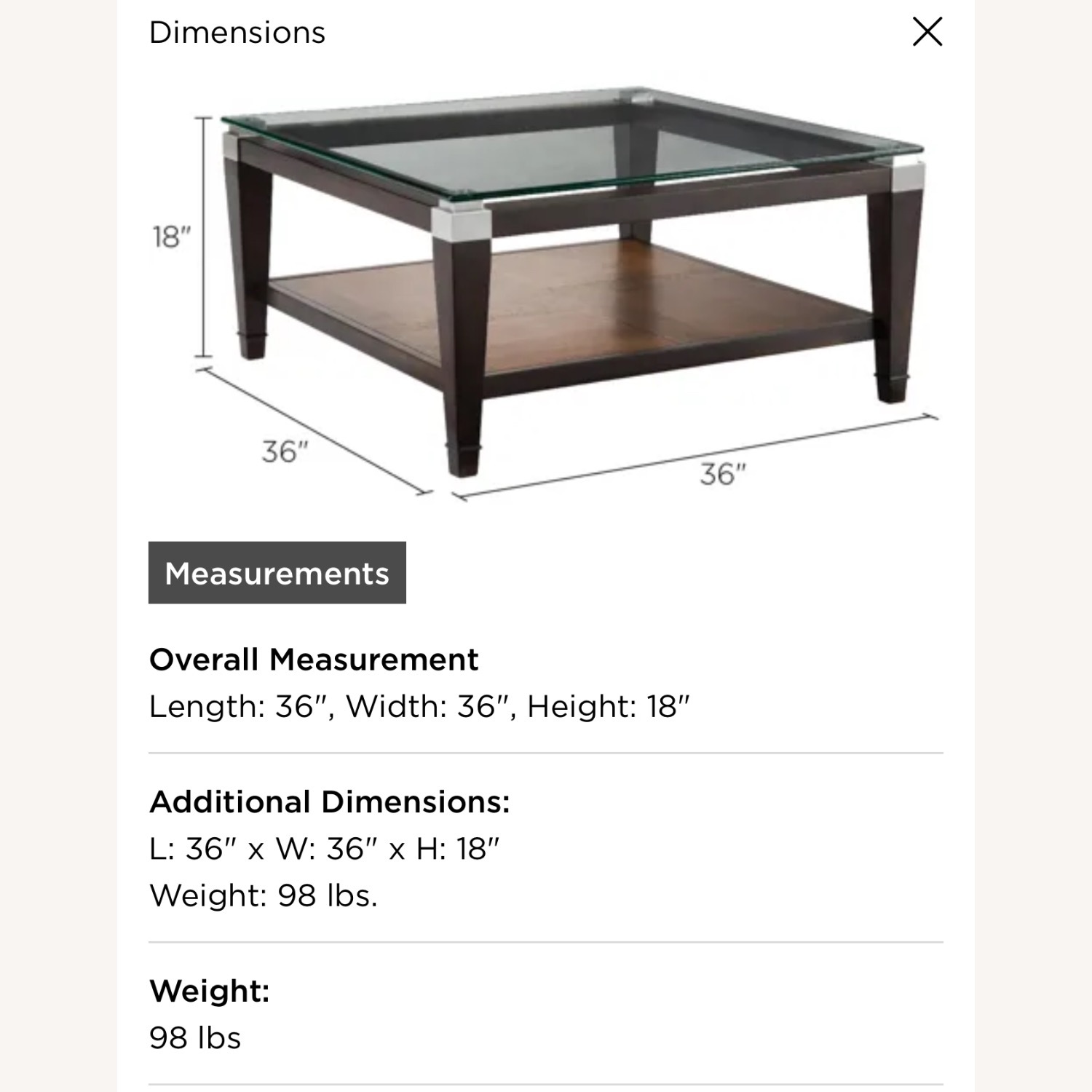 Raymour & Flanigan Dunhill Dark Brown Wood Coffee Table - image-6