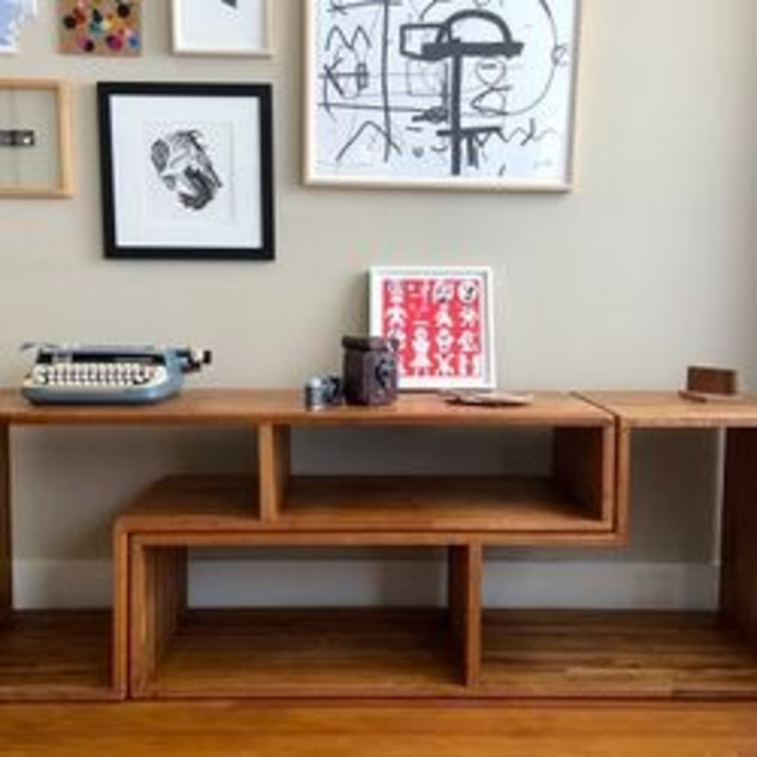 Modular L Shaped Shelves Unit - image-3