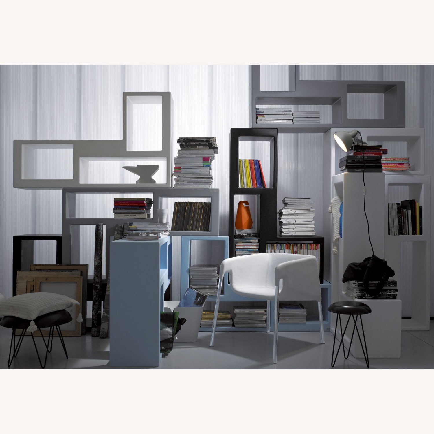 Modular L Shaped Shelves Unit - image-4