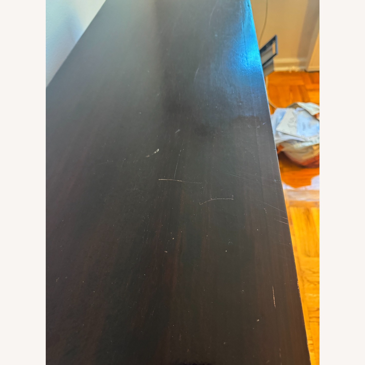 Dark Brown Wood Bookcase - image-3