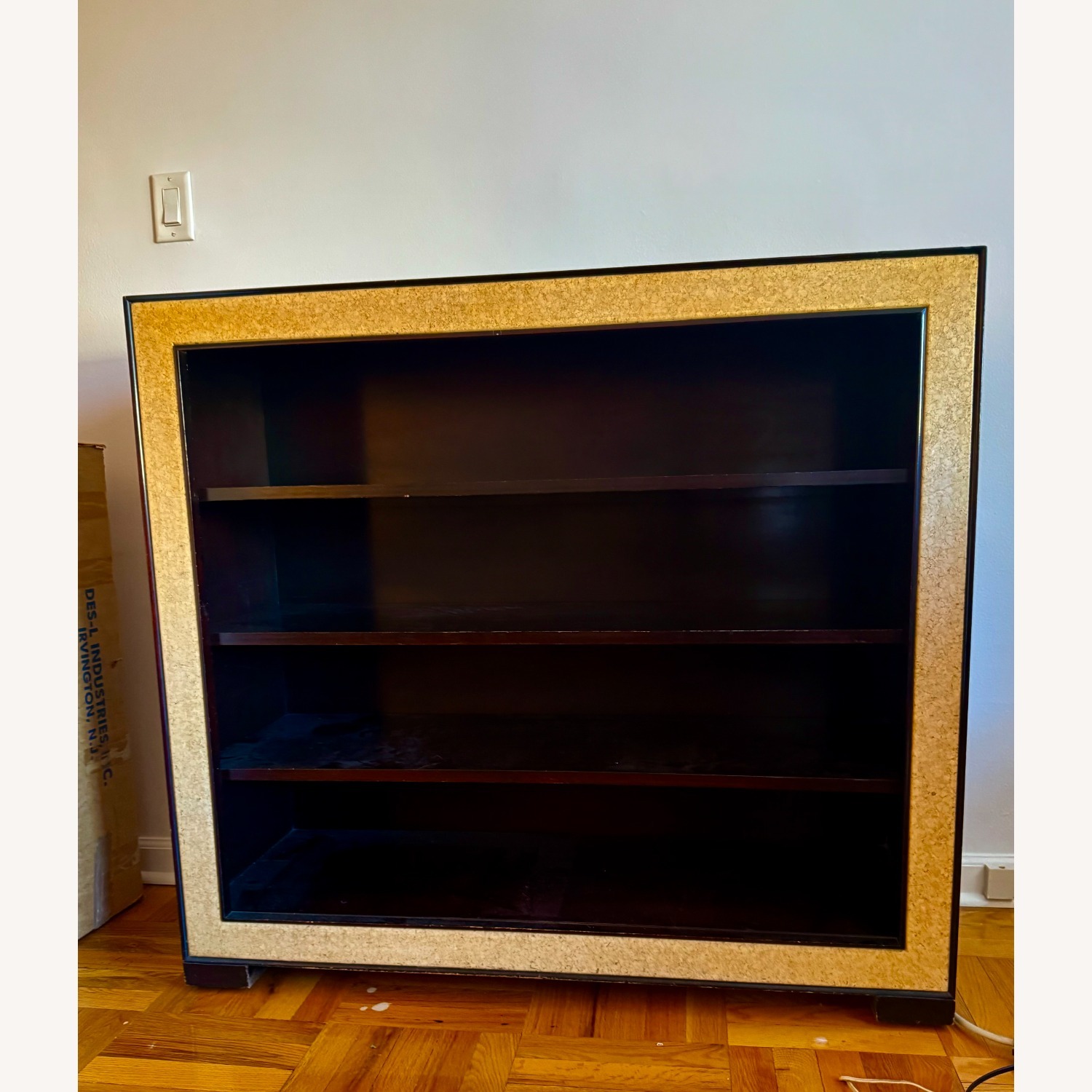 Dark Brown Wood Bookcase - image-4