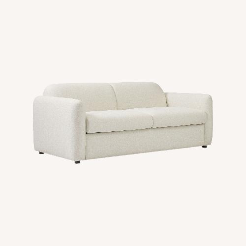 Used West Elm White Fabric 2 Piece Sectional for sale on AptDeco