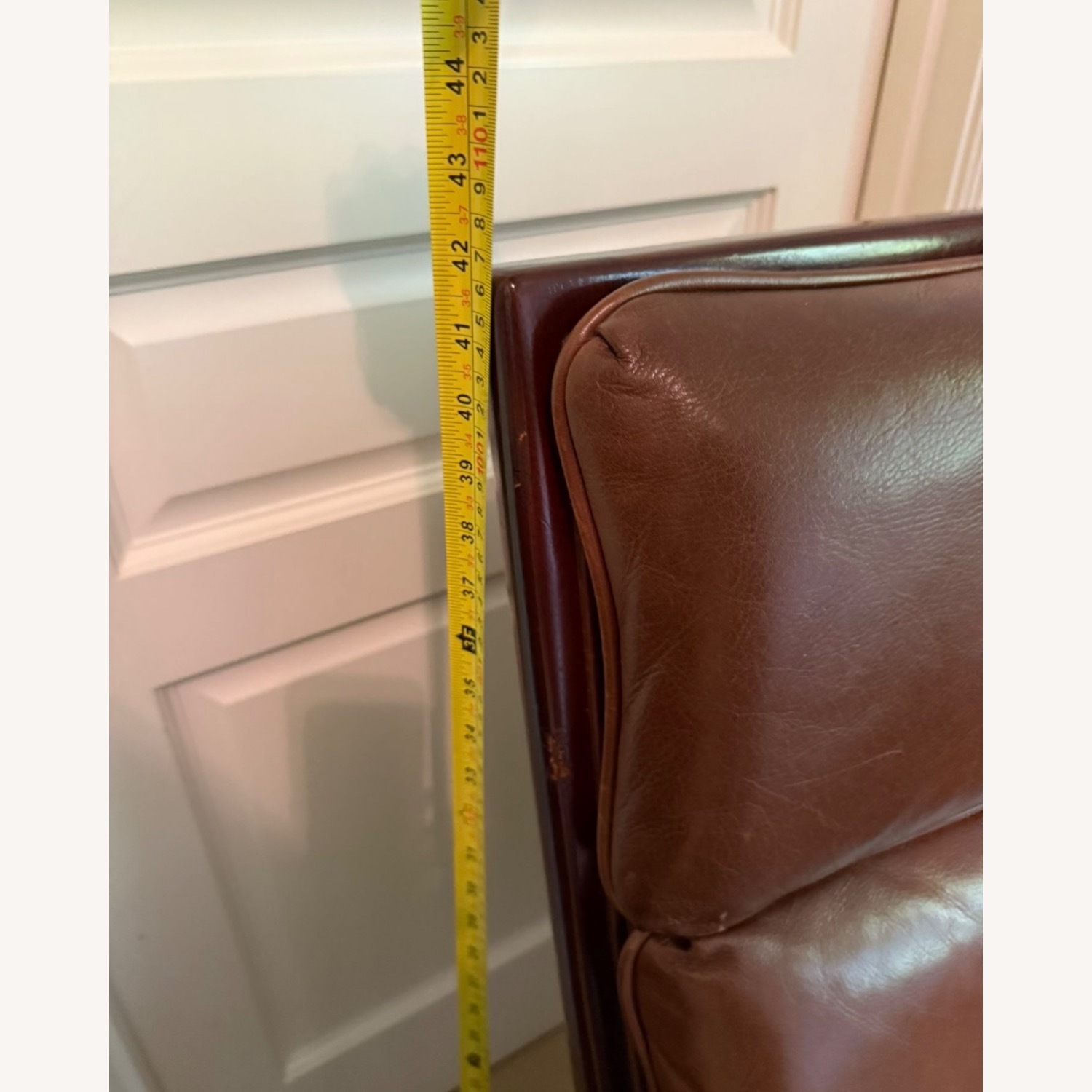 Hancock & Moore Dark Brown Leather Office Chair - image-2