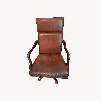 Hancock & Moore Dark Brown Leather Office Chair