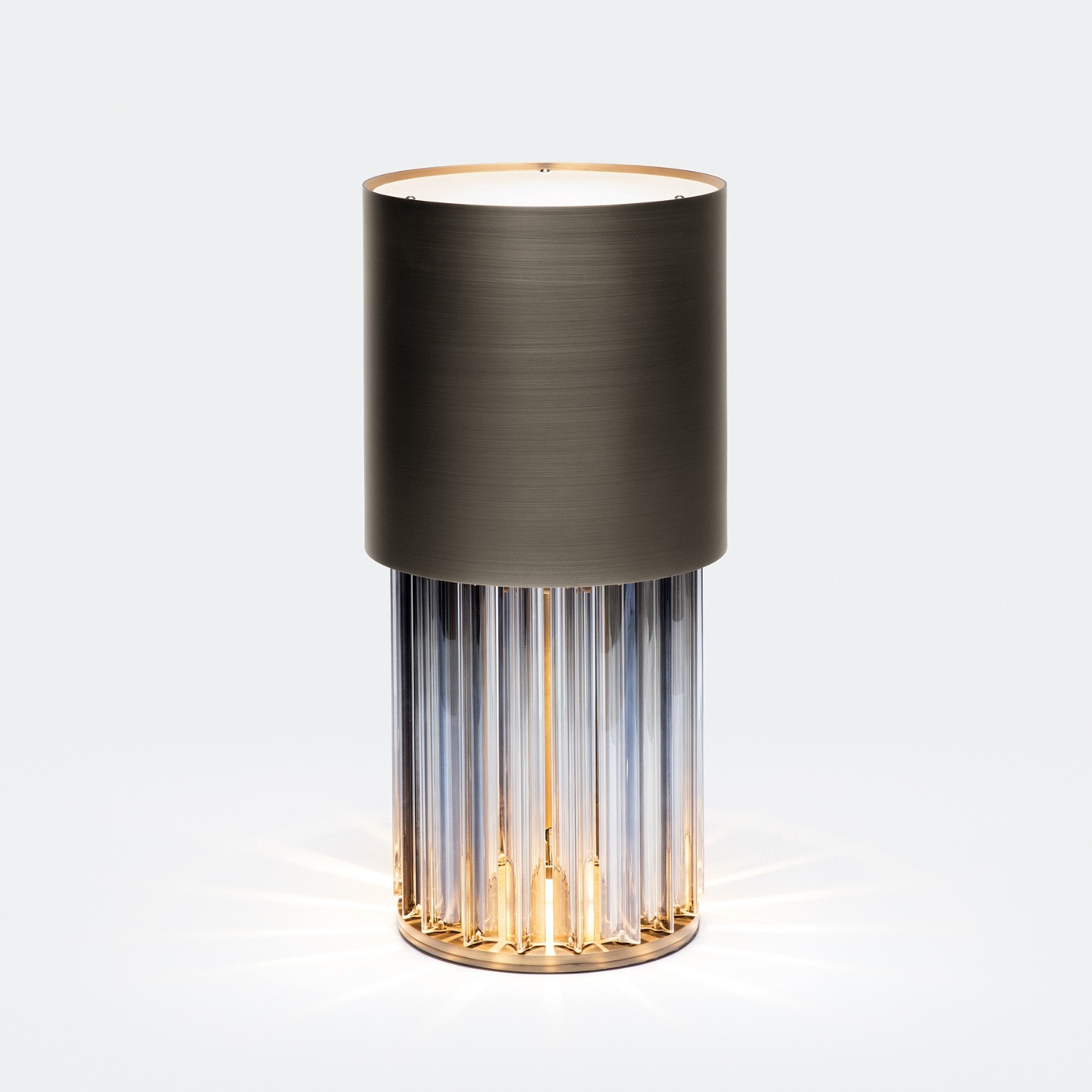 Holly Hunt Transparent Glass Table Lamp - image-1