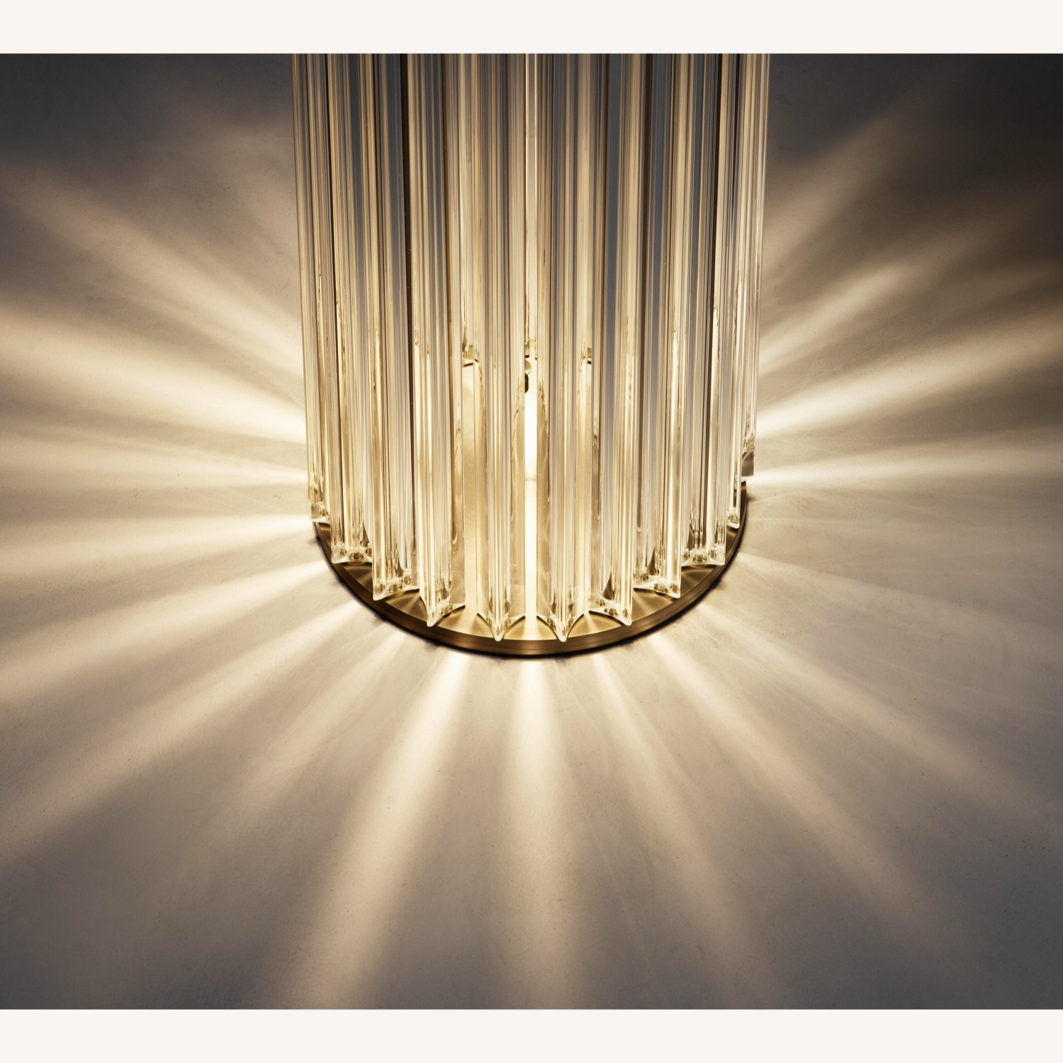 Holly Hunt Transparent Glass Table Lamp - image-2