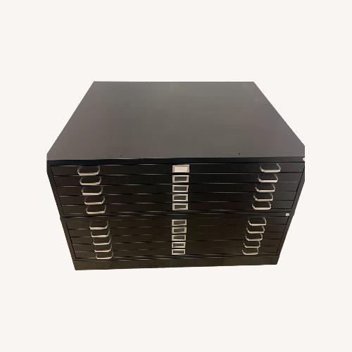 Used Black Flat Files Cabinet for sale on AptDeco