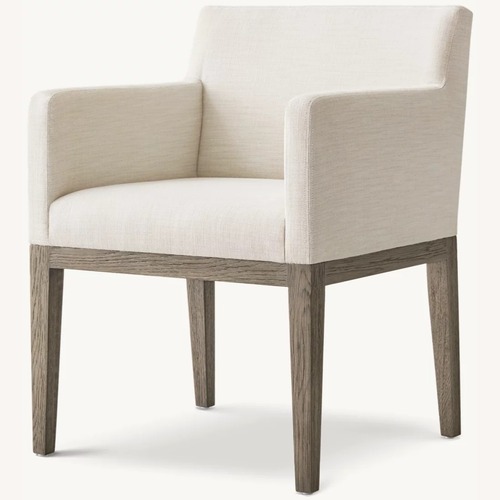 Used Parsons Table + 8 Morgan Track Fabric Armchairs for sale on AptDeco