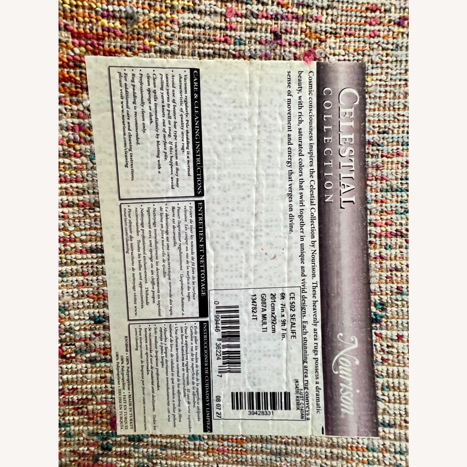 Celestial Collection Nourison Area Rug 6' x 9' - image-2