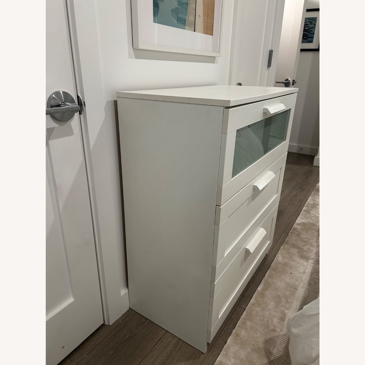 IKEA White Wood Dresser - image-3