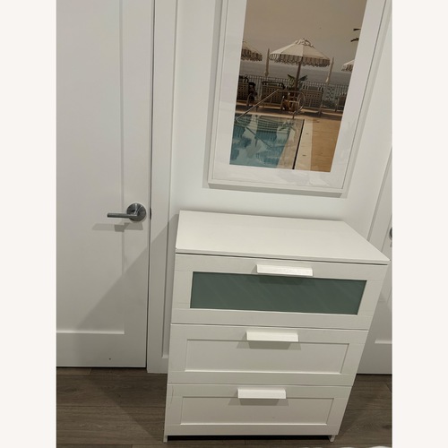 Used IKEA White Wood Dresser for sale on AptDeco