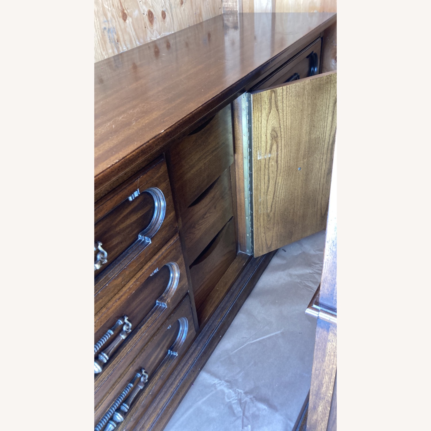Dark Brown Dresser - image-4