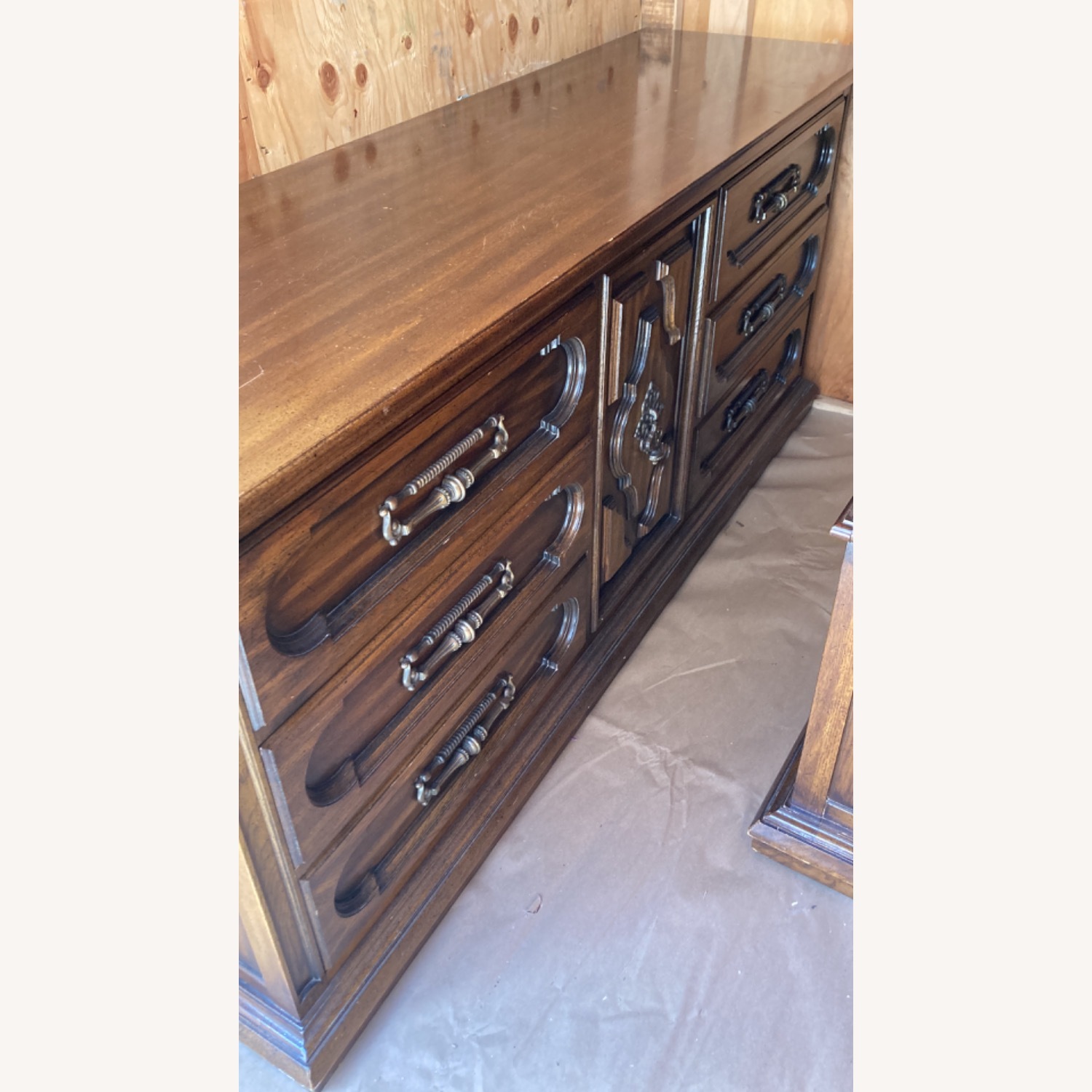 Dark Brown Dresser - image-1