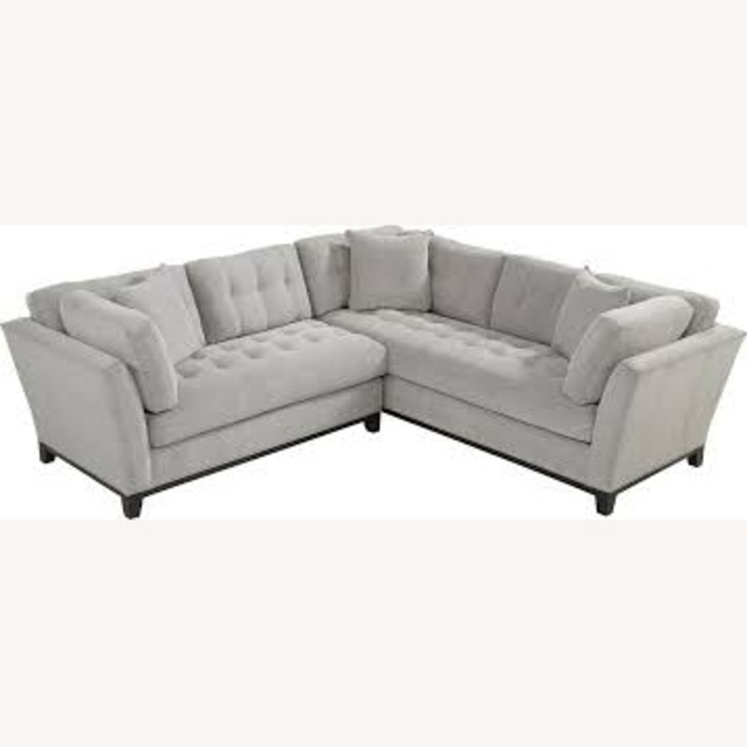 Rooms To Go Cindy Crawford Metropolis Light Gray 2 Piece Sectional - image-9