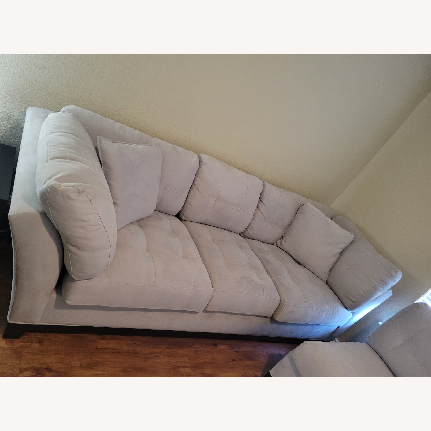 Rooms To Go Cindy Crawford Metropolis Light Gray 2 Piece Sectional - image-3