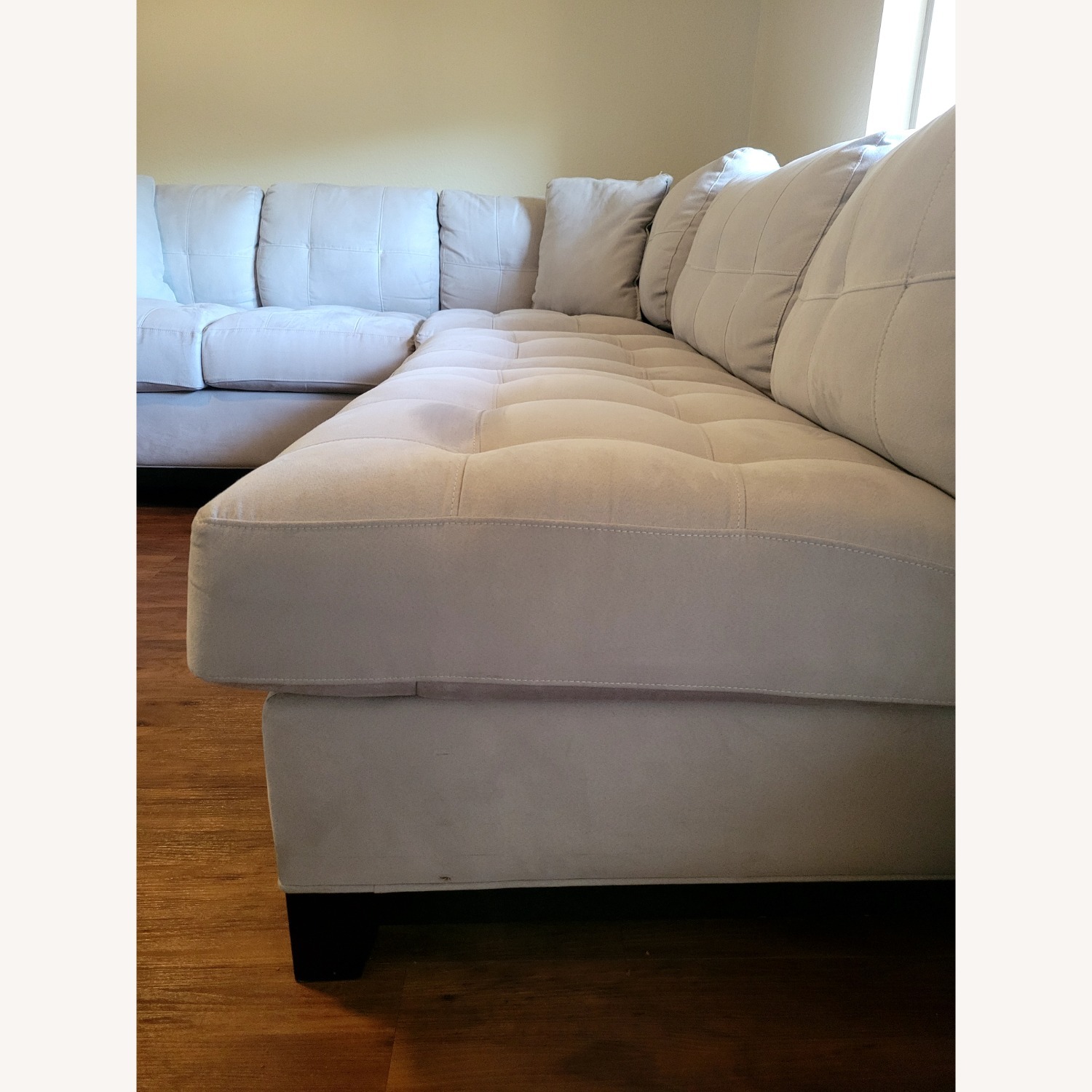 Rooms To Go Cindy Crawford Metropolis Light Gray 2 Piece Sectional - image-1