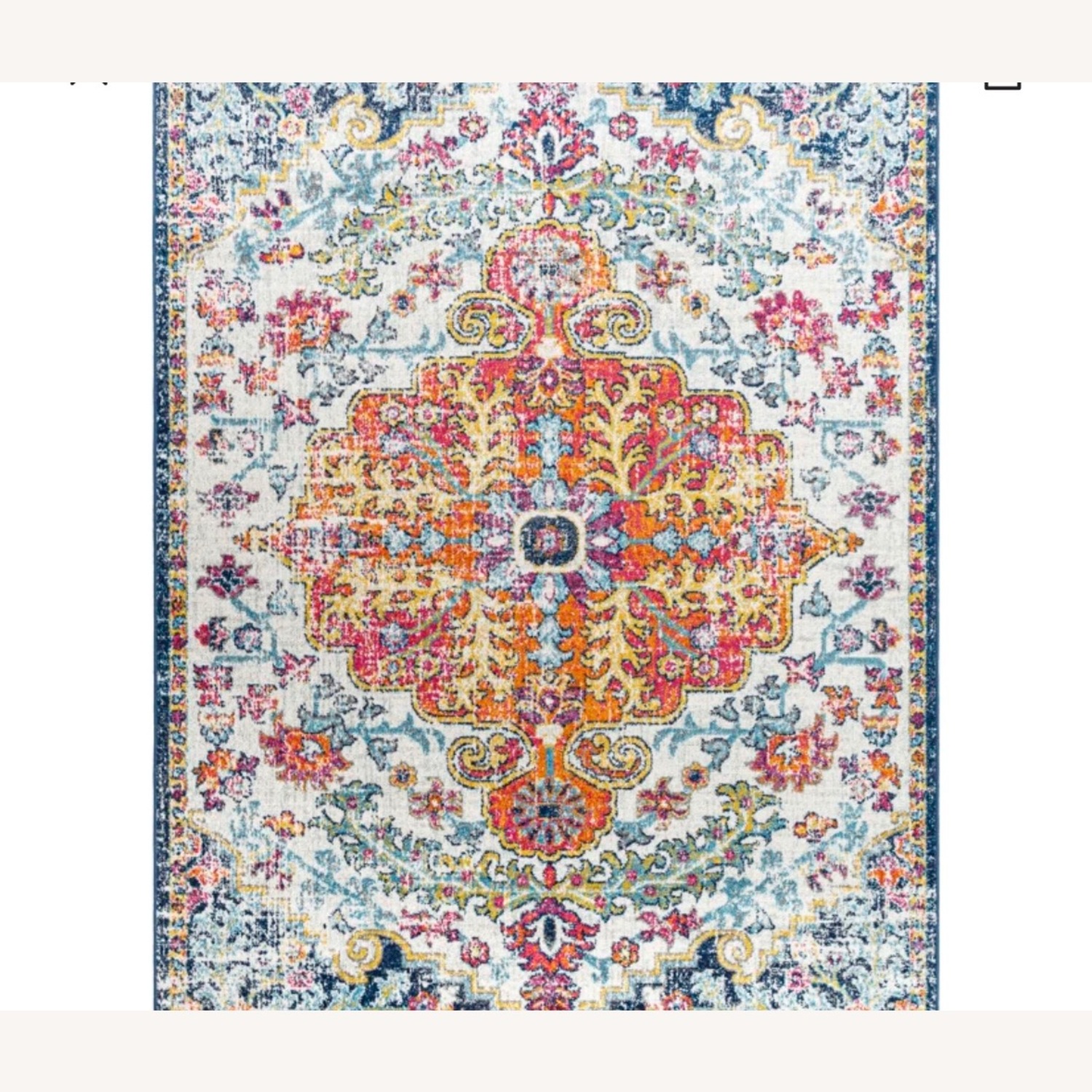 Colorful Bohemian Area Rug – Vibrant Vintage Style - image-3