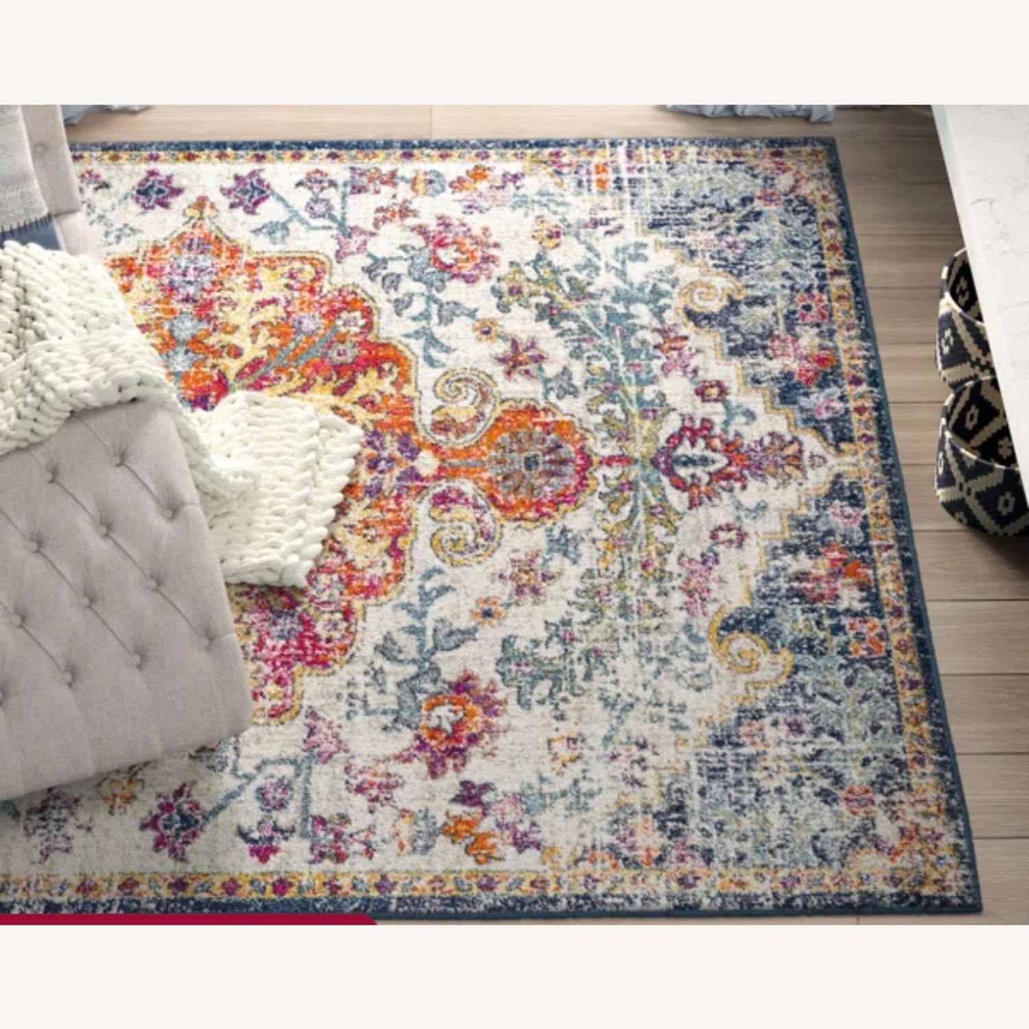 Colorful Bohemian Area Rug – Vibrant Vintage Style - image-4