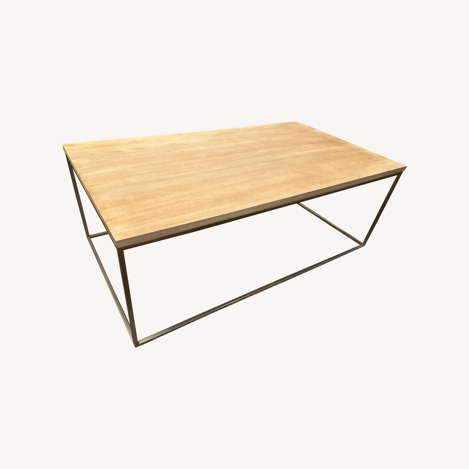 West Elm Wood Coffee Table - image-5