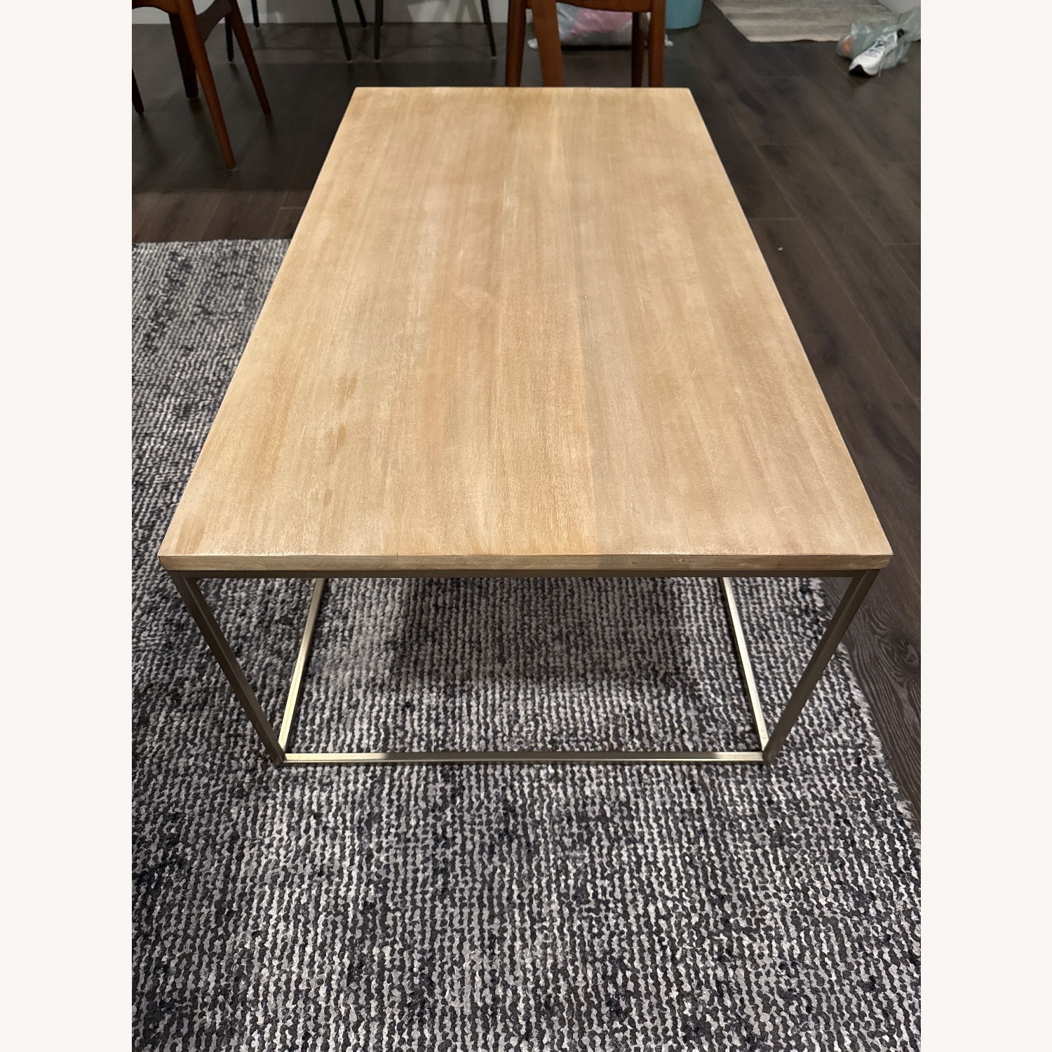West Elm Wood Coffee Table - image-1