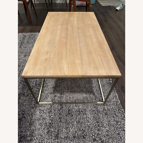 Used West Elm Wood Coffee Table for sale on AptDeco