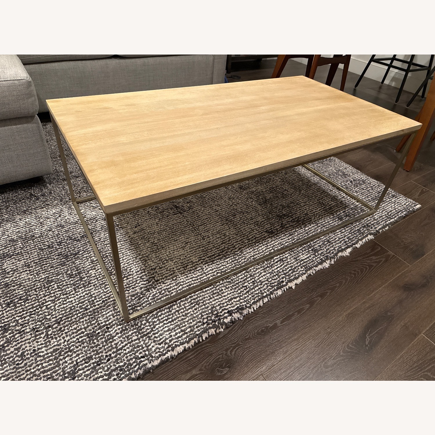 West Elm Wood Coffee Table - image-2