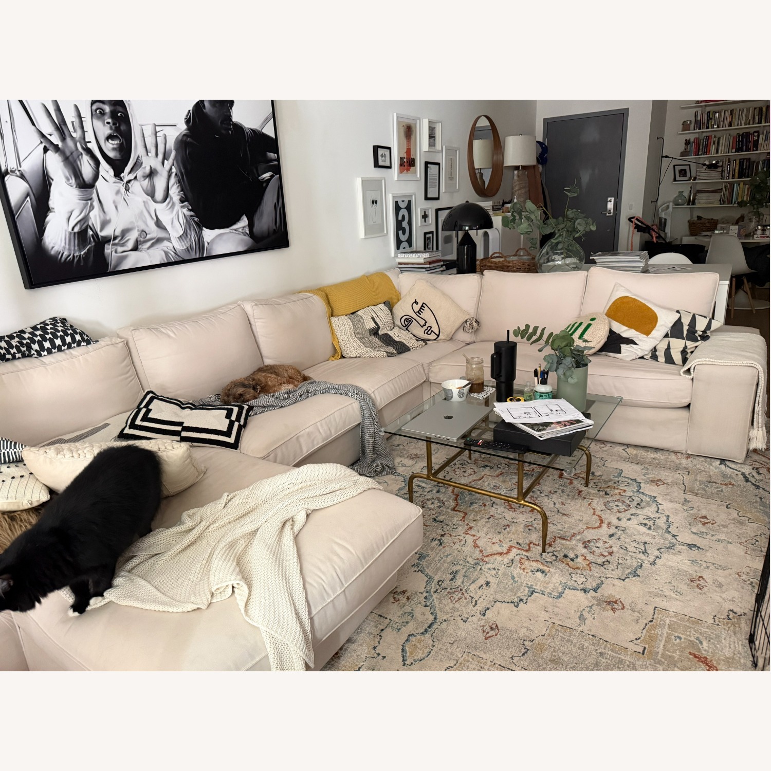 IKEA Kivik Natural Fabric 3+ Piece Sectional - image-3