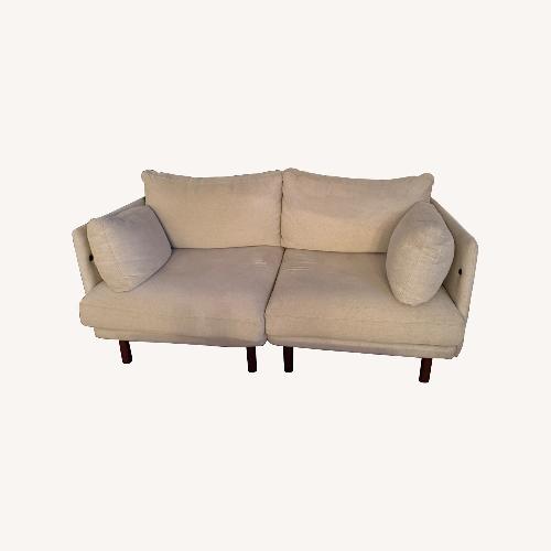 Used Burrow Natural Fabric 3+ Piece Sectional for sale on AptDeco