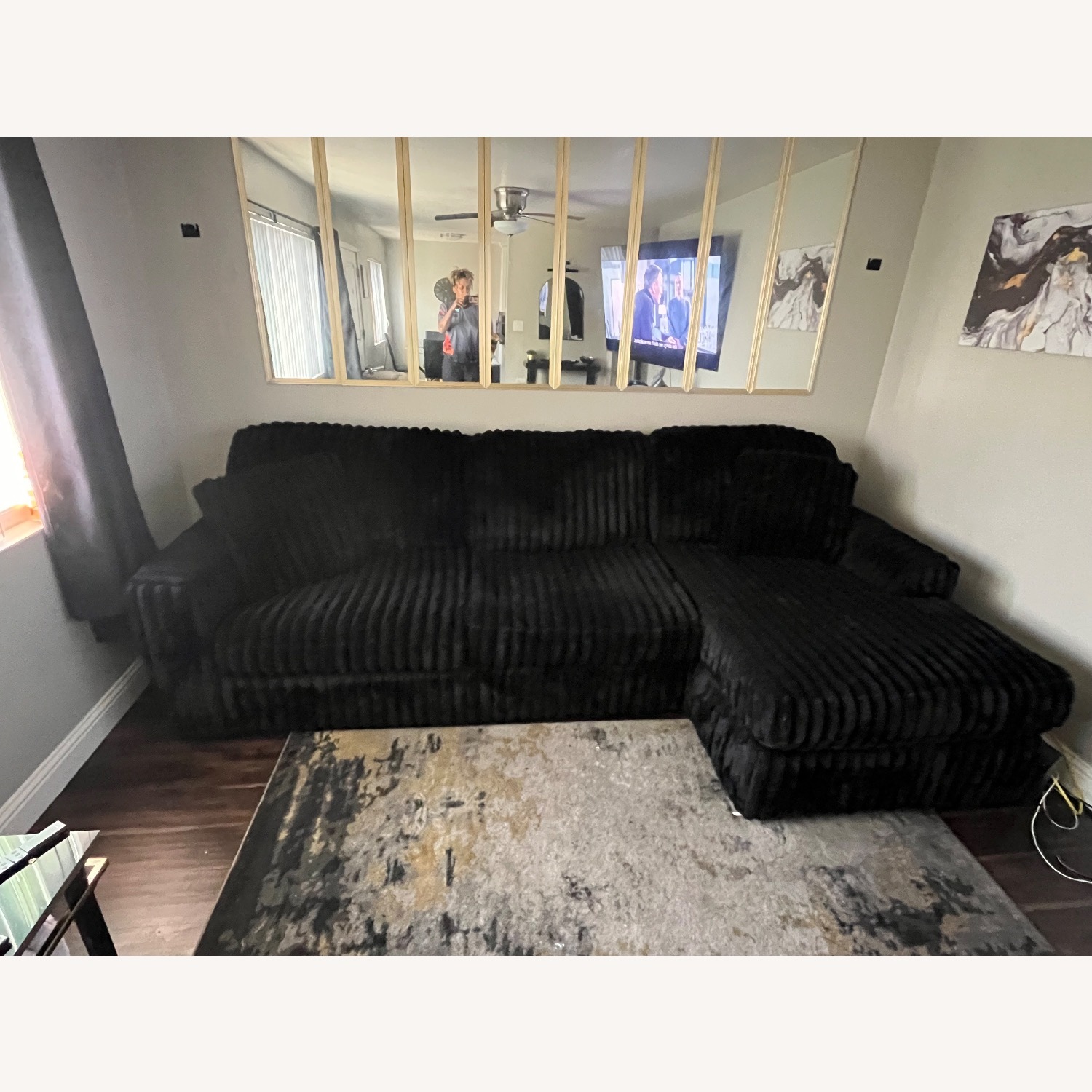 Ashley Furniture Midnight-Madness 2-Piece Sofa with Chaise - image-1