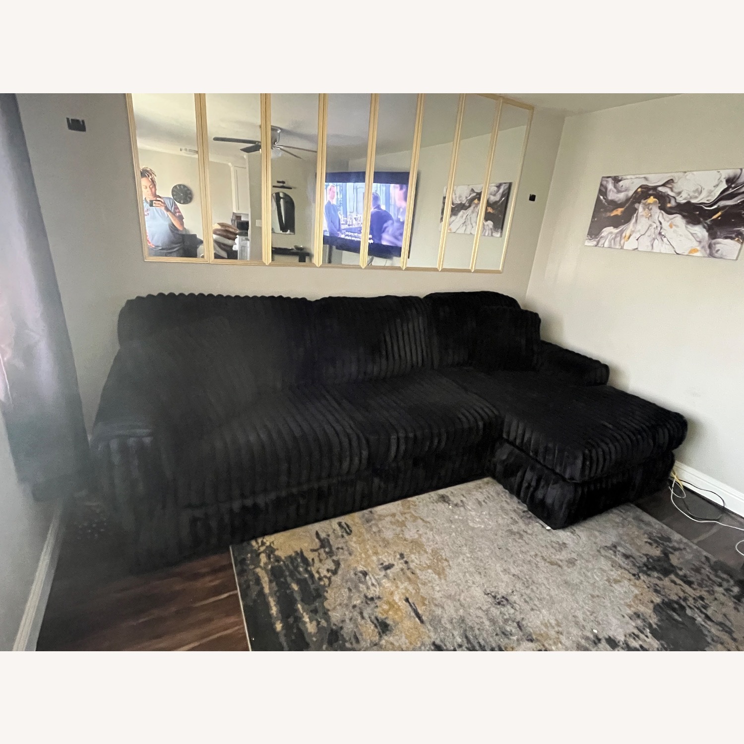 Ashley Furniture Midnight-Madness 2-Piece Sofa with Chaise - image-2