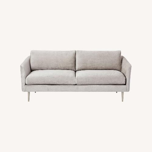 Used West Elm Sloane 88” Light Gray 3 Seater Sofa for sale on AptDeco