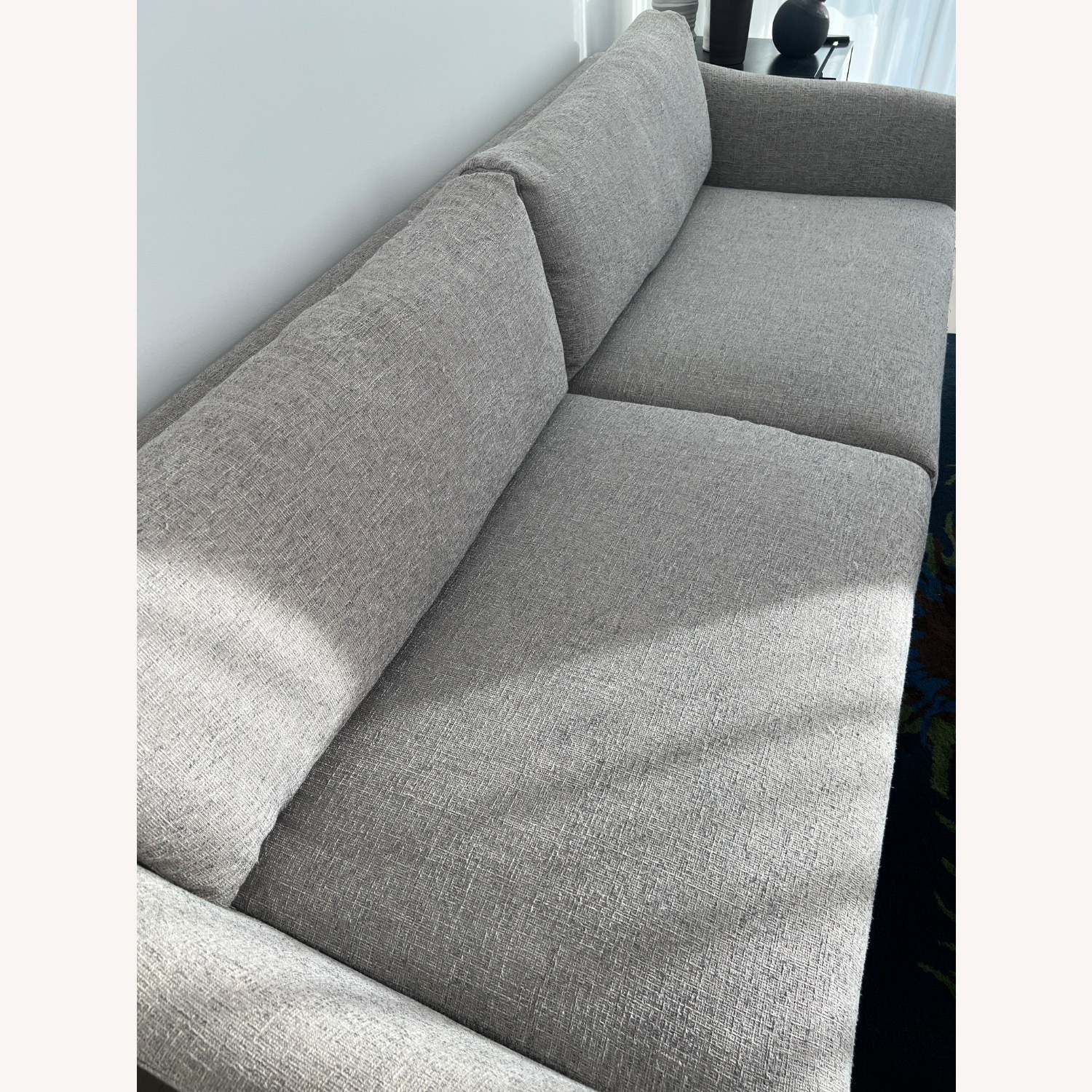 West Elm Sloane 88” Light Gray 3 Seater Sofa - image-8